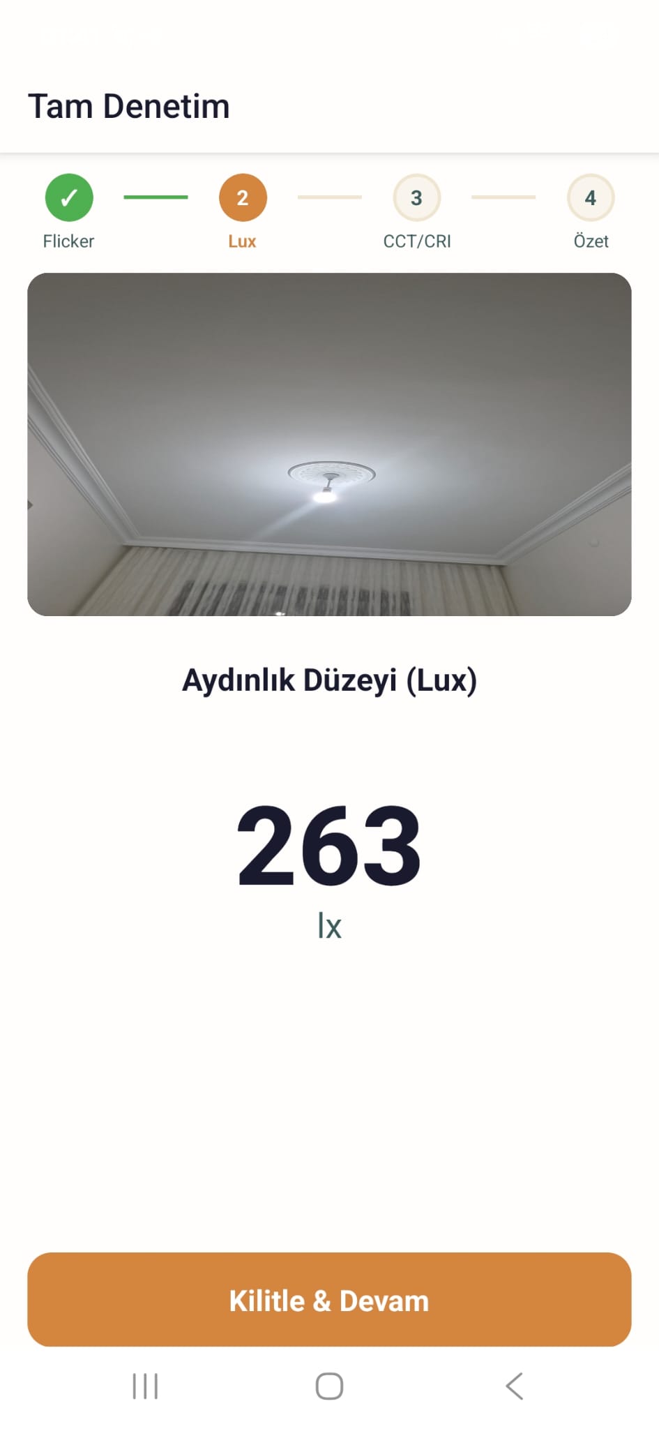 Lux ölçümü